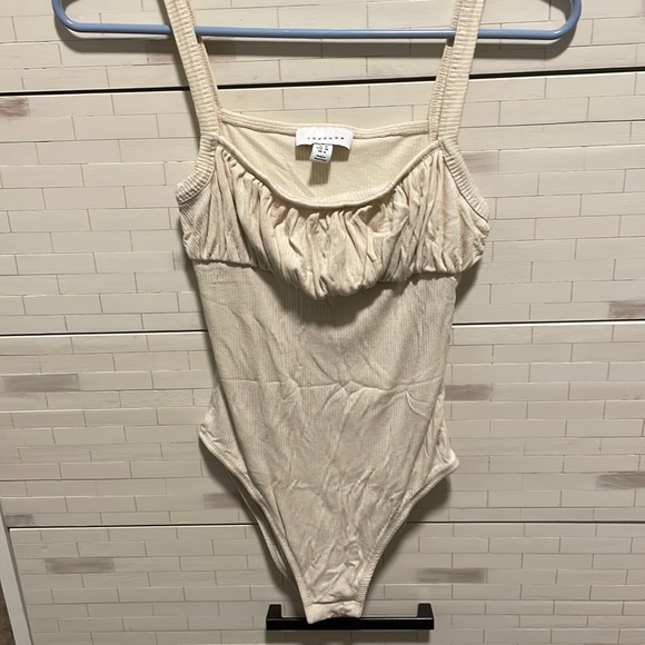 Topshop Tops - Cream top shop body suit